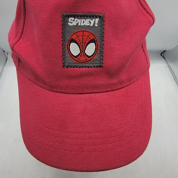 Spidey And His Amazing Friends Adults OSFM Red Hat Cap Spider Man Casual - Picture 5 of 10